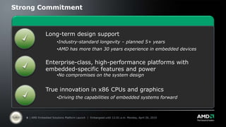 Low power, strong performance-per-watt