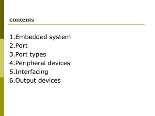 Embedded systems and its ports | PPT | Operating Systems | Computer ...