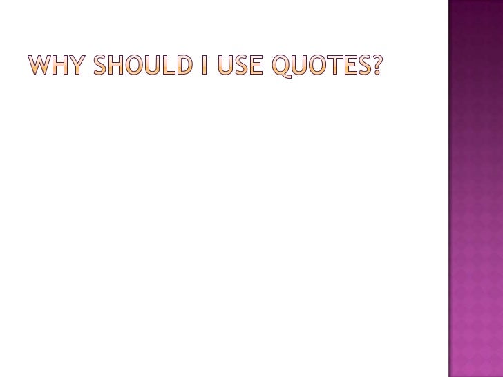 embedded quotes