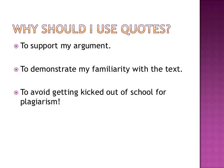 embedded quotation