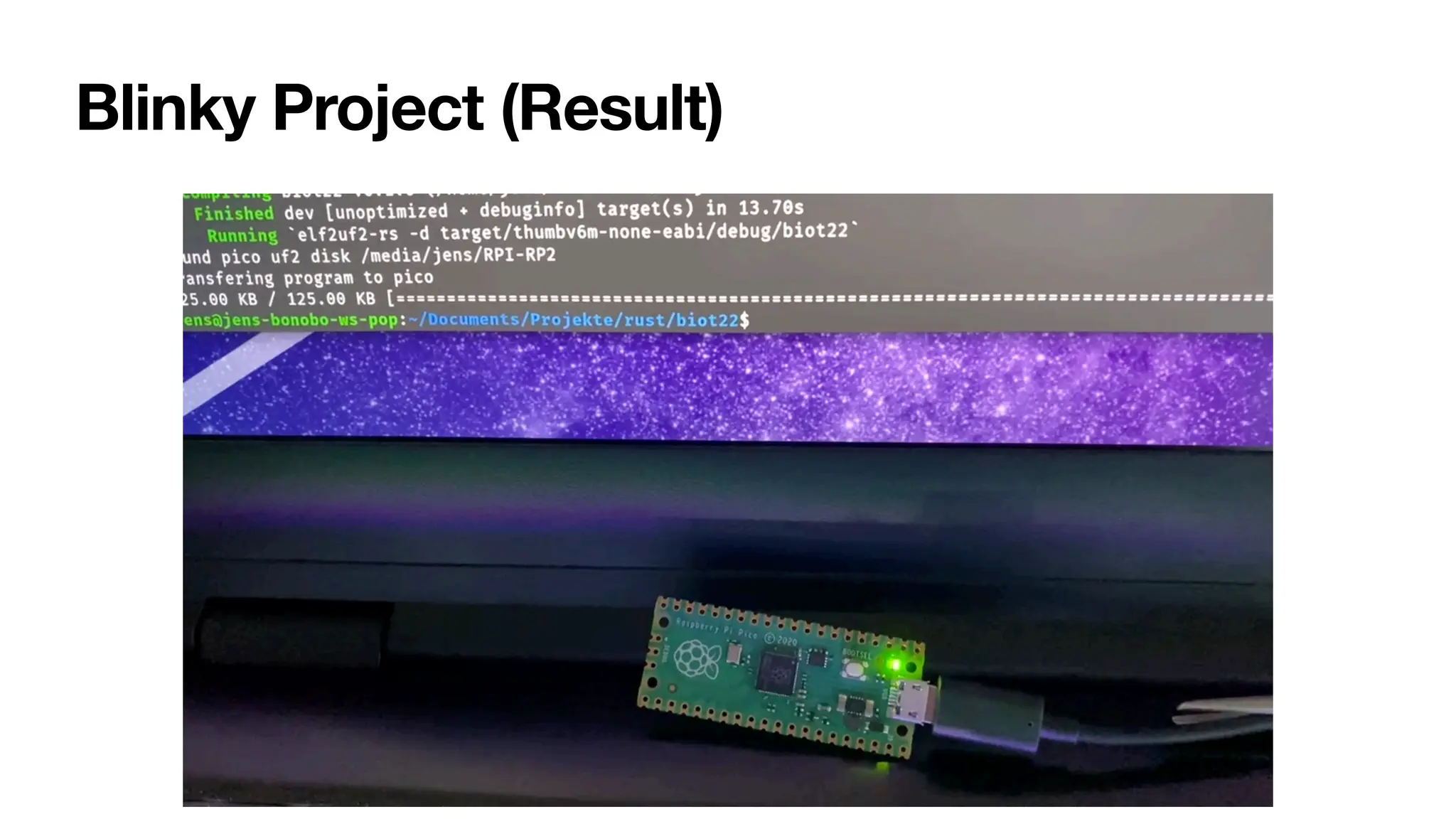 Blinky Project (Result)
 