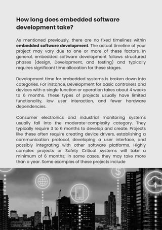Embedded Software Development: Industry Trends and Timelines | PDF