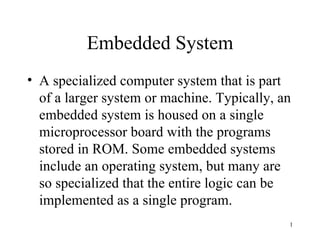 Embedded System ,[object Object]