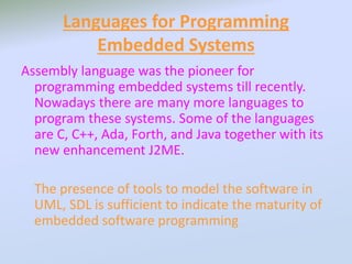 Embedded system by abhishek mahajan | PPTX