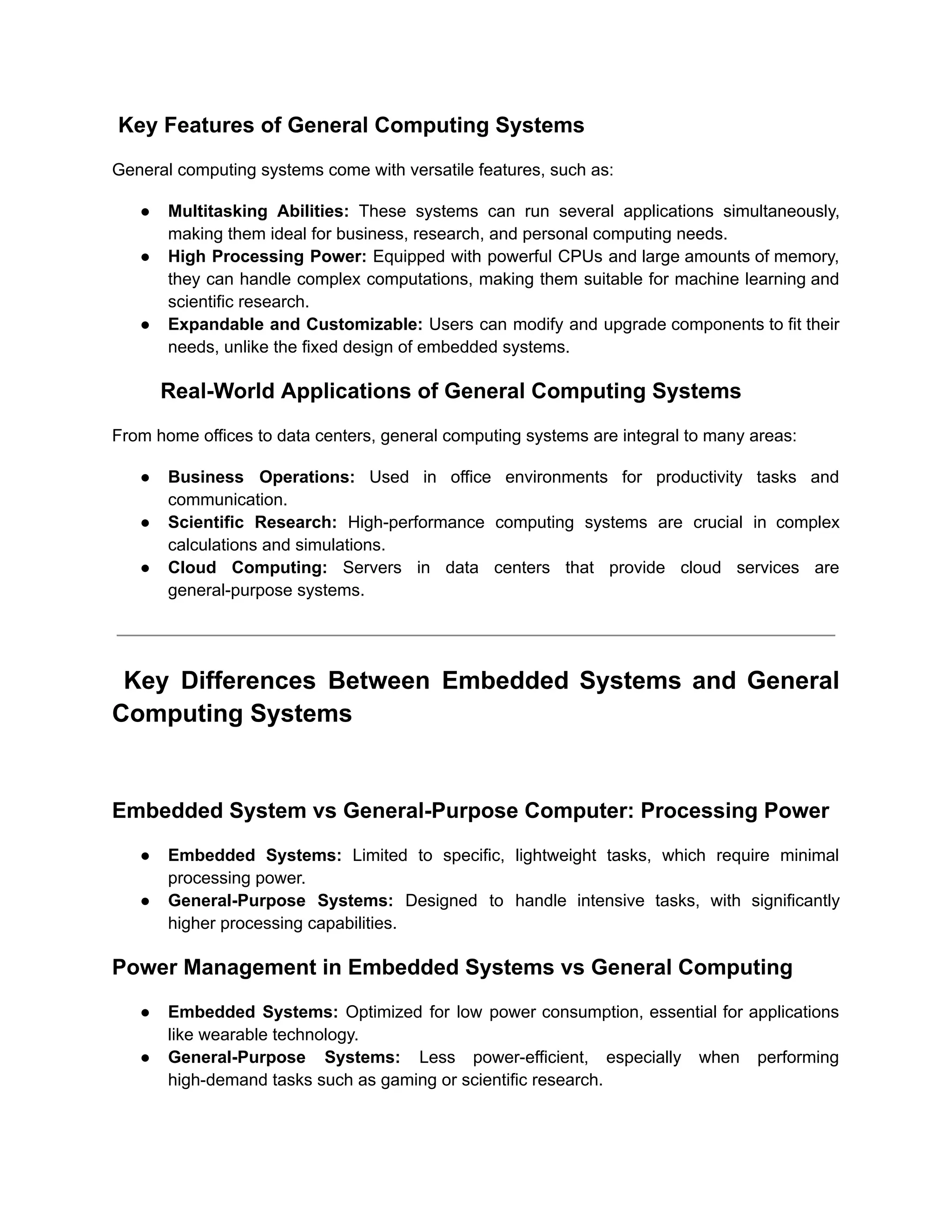 Embedded System and General Computing System.pdf | Computing ...