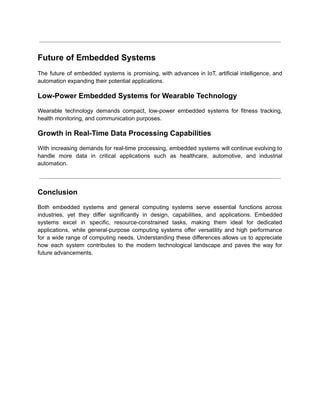 Embedded System and General Computing System.pdf | Computing ...