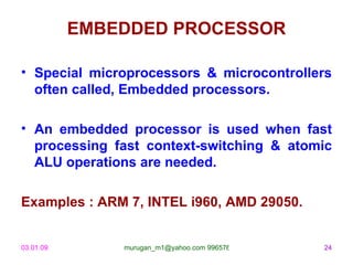 Embedded System Basics | PPT | Computing | Technology & Computing