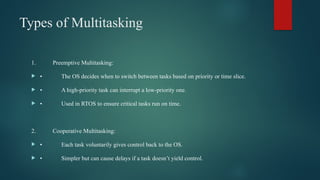 Comprehensive Overview of RTOS Based Embedded System Design and Kernel ...