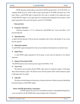 Embedded system design psoc lab report | PDF