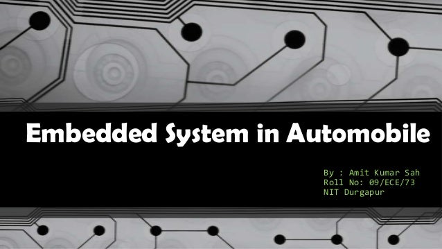 Embedded system in automobile