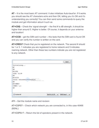 Embedded system lab work | PDF