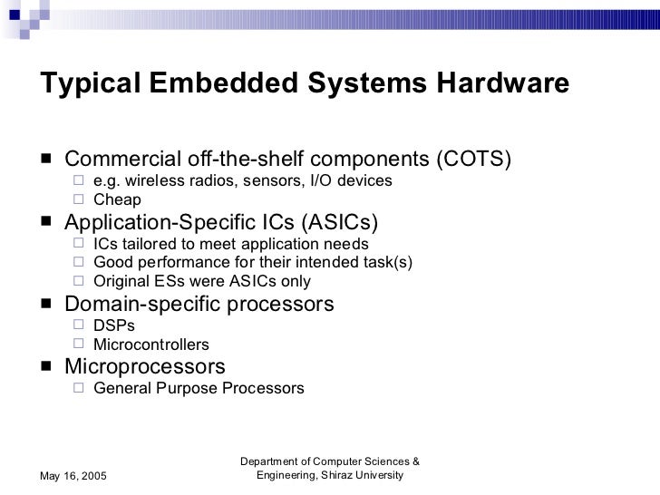 Embedded systems