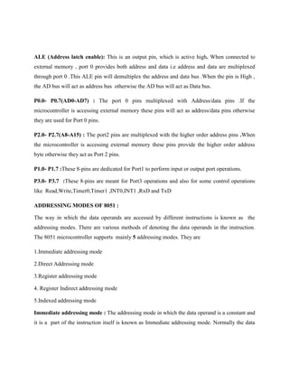 Embedded systems class notes | DOCX