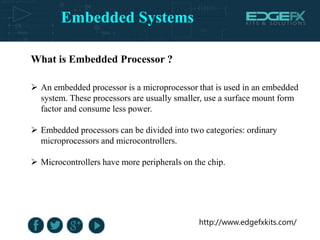 Embedded systems | PPTX