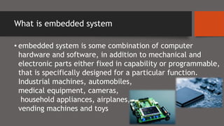 Embedded systems الانظمة المدمجة | PPSX