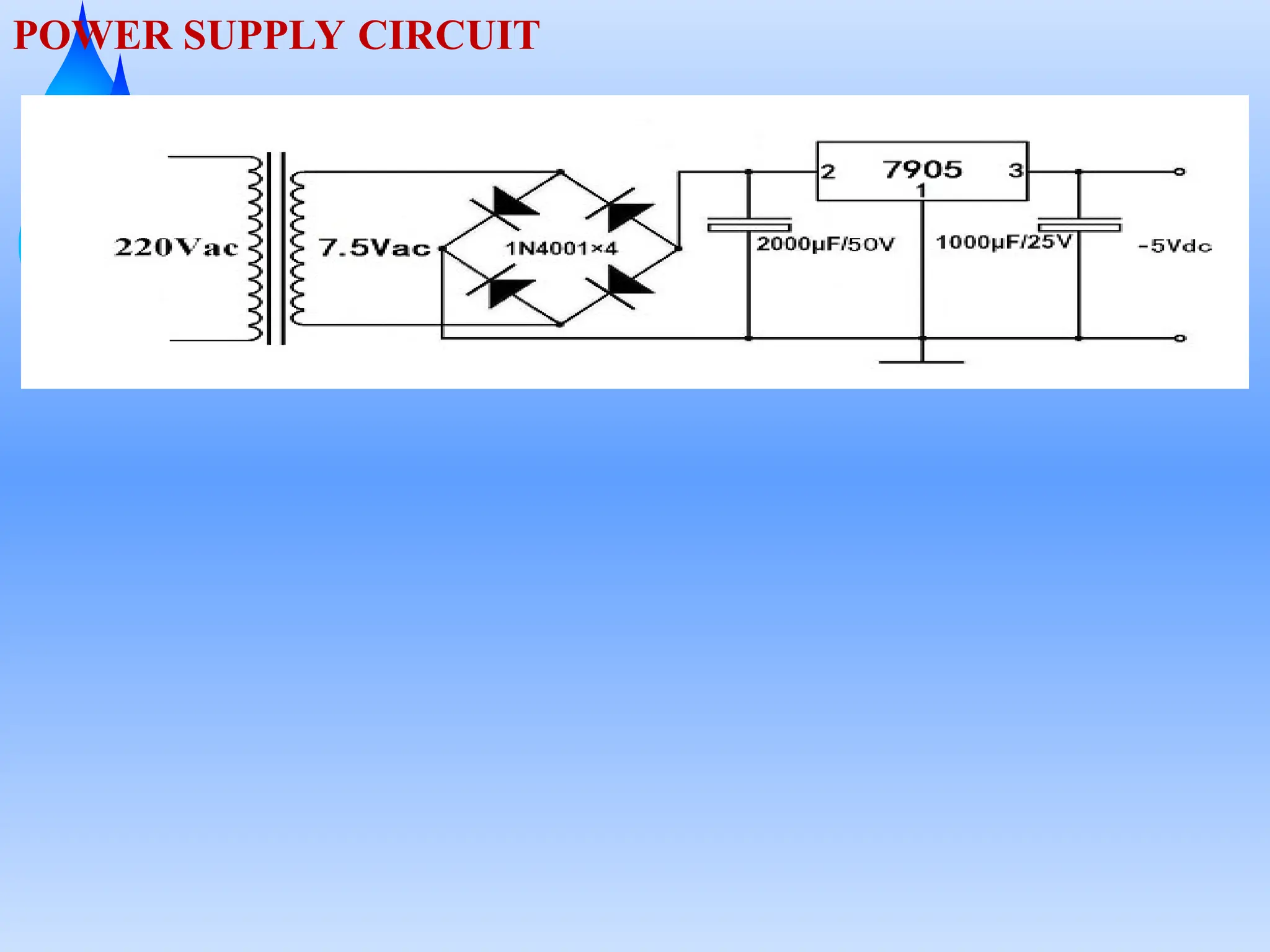 POWER SUPPLY CIRCUIT
 