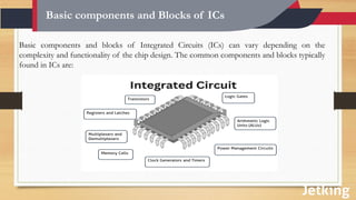 Ics Basic Components Embedded Systems Introduction to chip ICs | PPTX