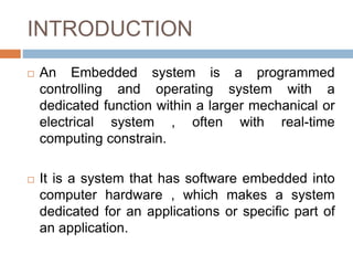 Embedded systems presentation