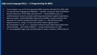 Hll Code Comprehensive Introduction to Embedded Systems Architecture and ...