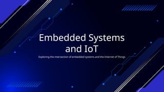 Embedded systems are specialized computing systems that perform ...
