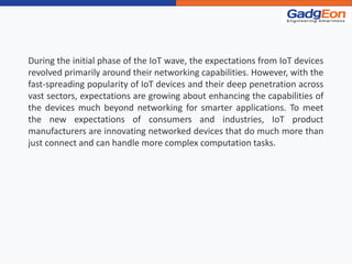 Embedded Systems and IoT Solutions – An Overview | PPT
