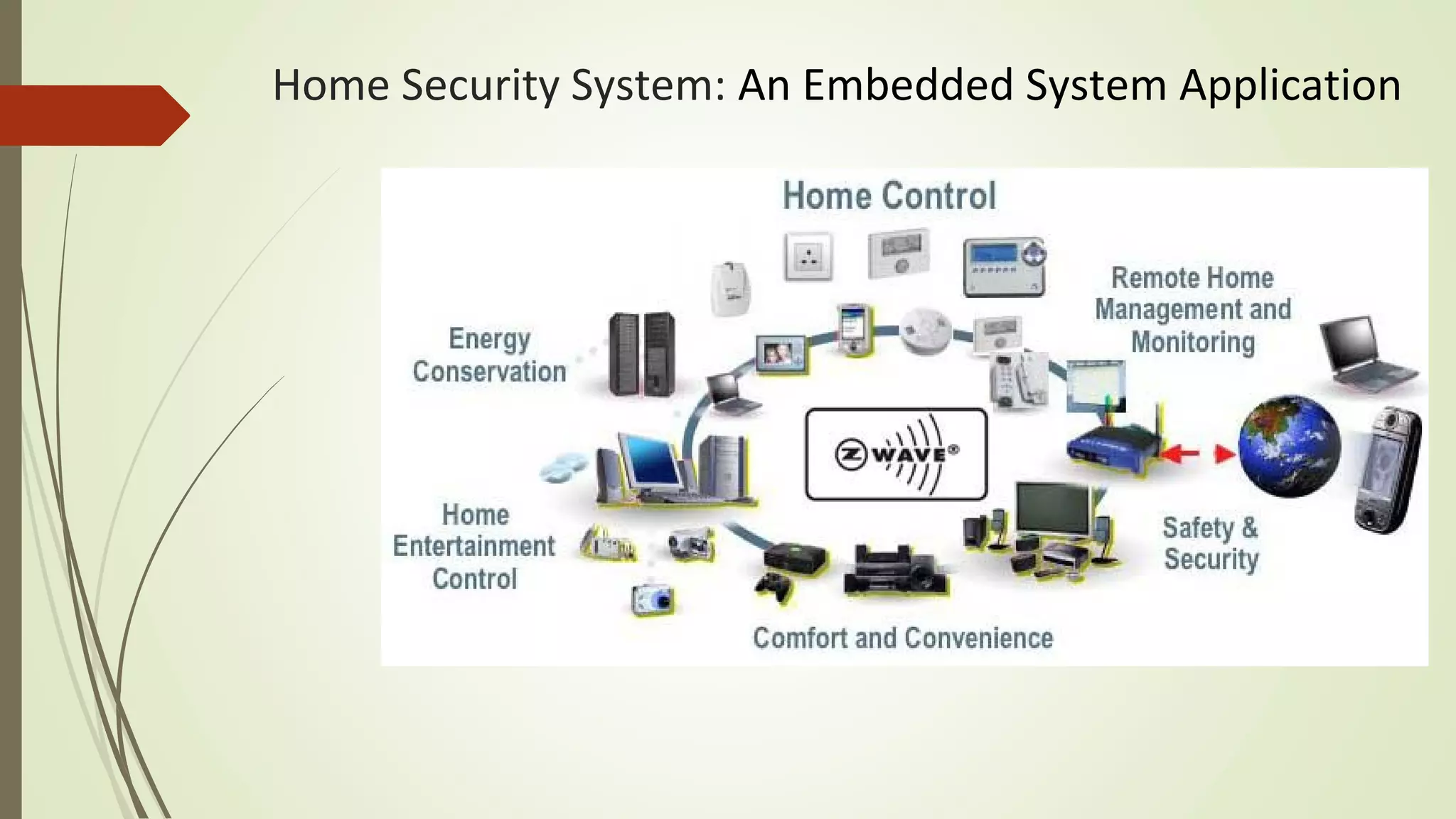 Home Security System: An Embedded System Application
 