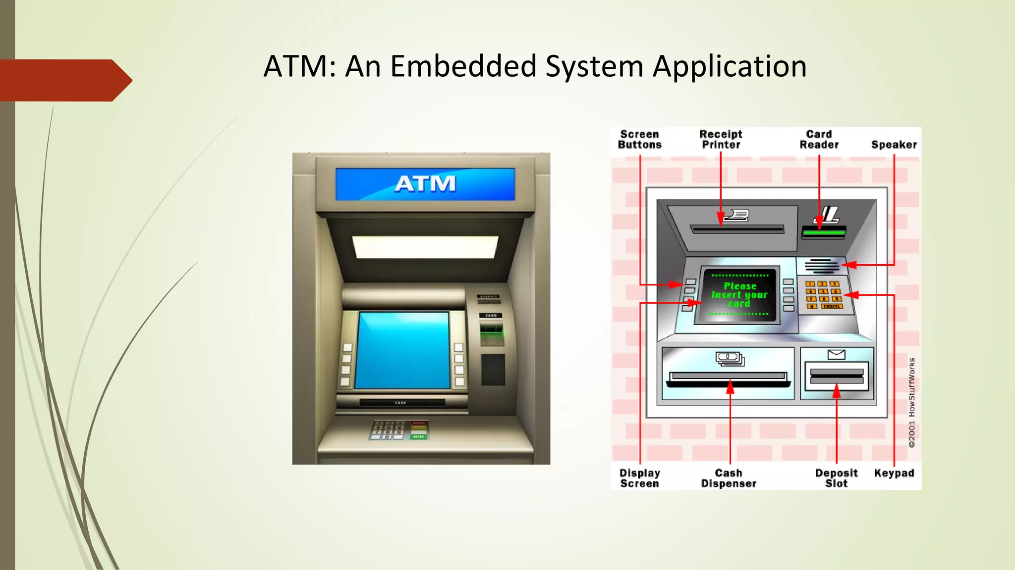 ATM: An Embedded System Application
 