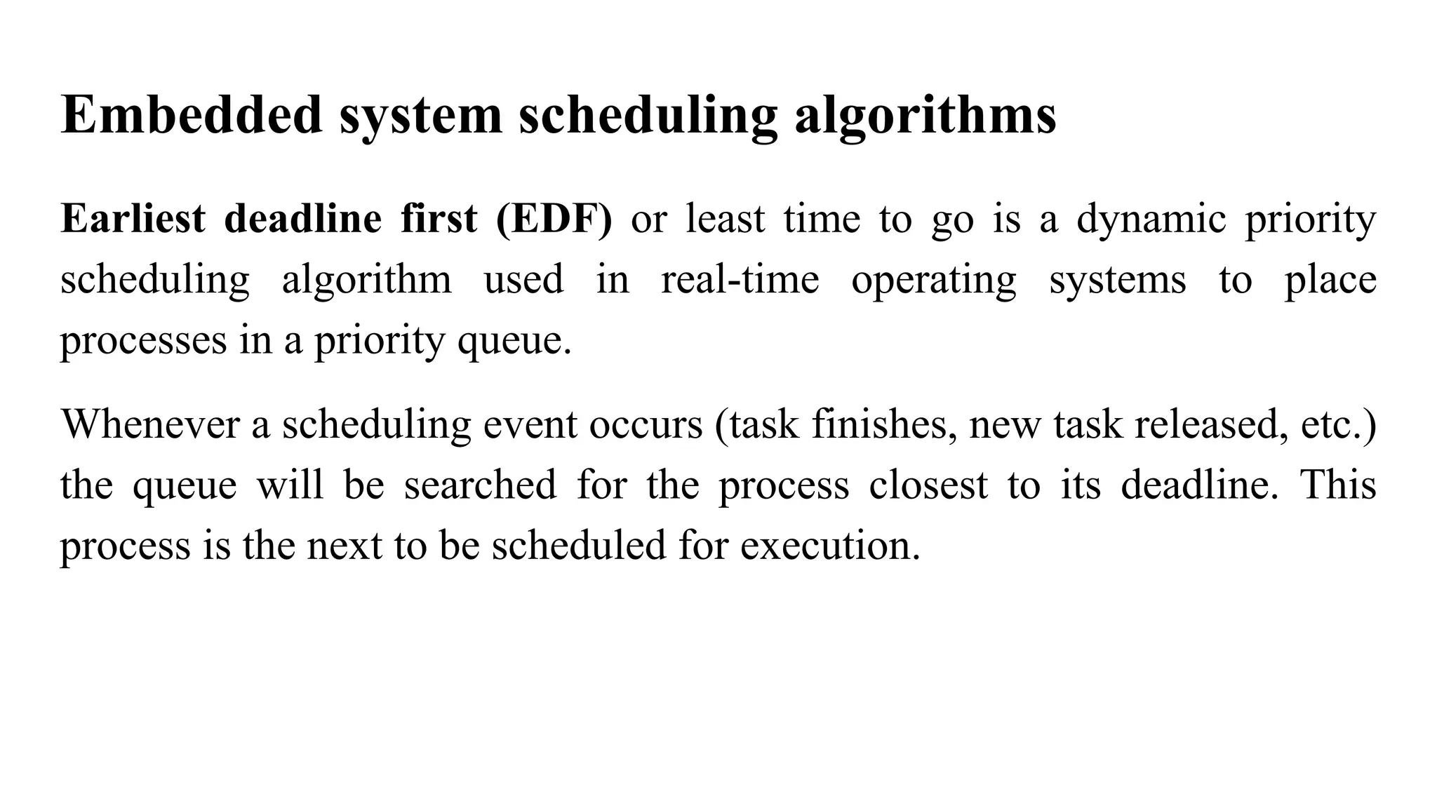 Embedded system scheduling Algorithm .pptx