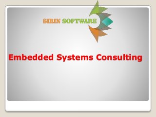 Embedded Systems Consulting
 