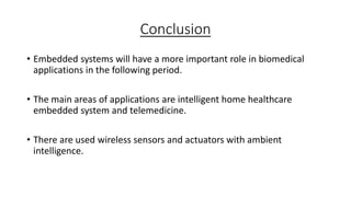 Embedded systems in biomedical applications | PDF