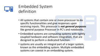 Embedded systems introduction | PDF
