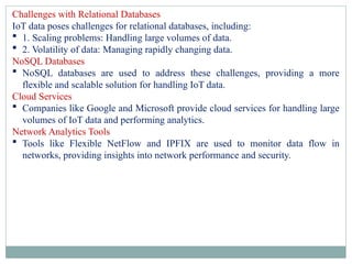 IoT Platform, Cloud Computing Platforms & Data Analytics for IoT ...