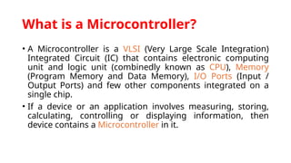 Embedded Systems and Arduino Architecture | PPT