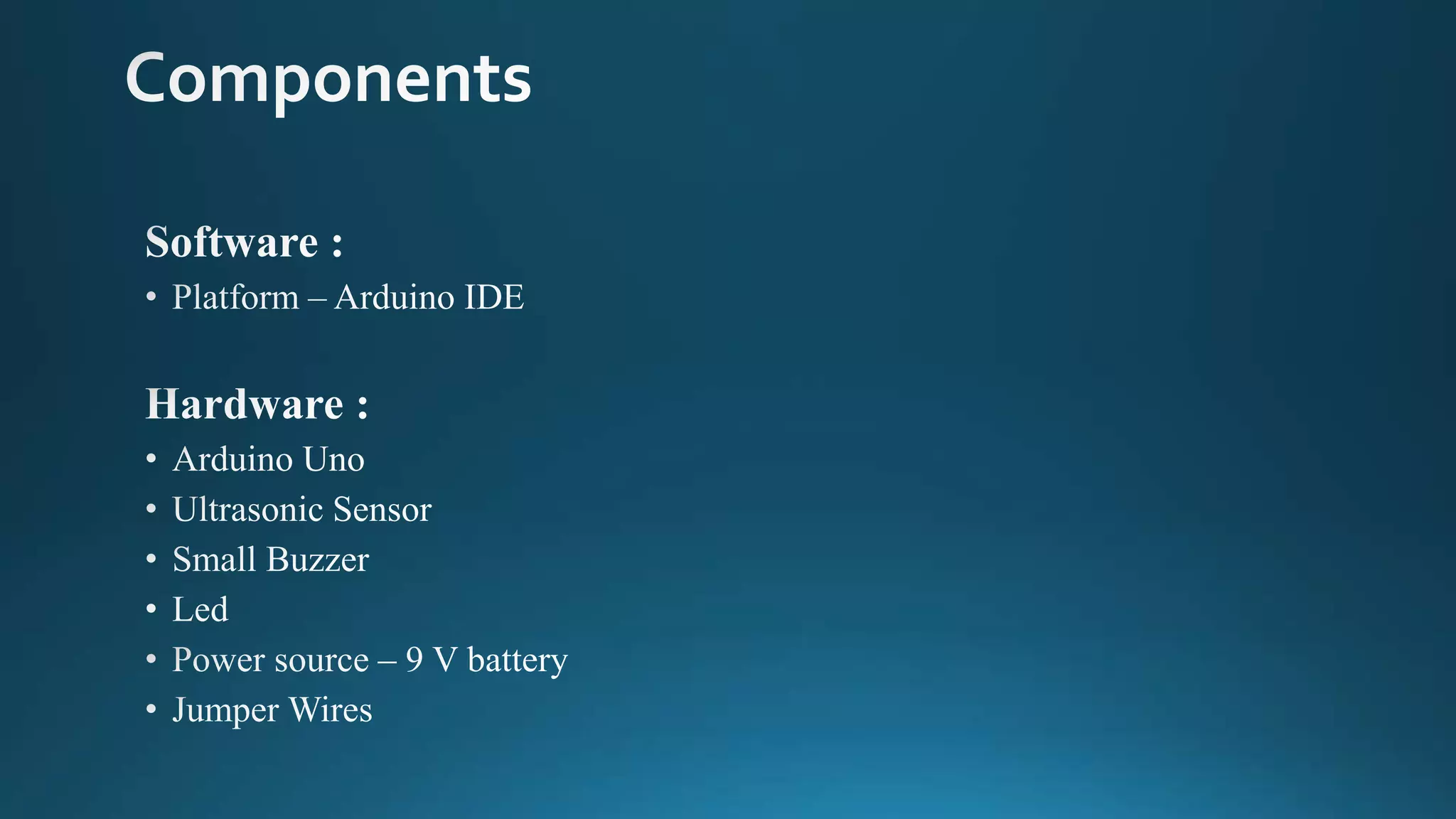 Embedded systems -Smart Cap | PPT