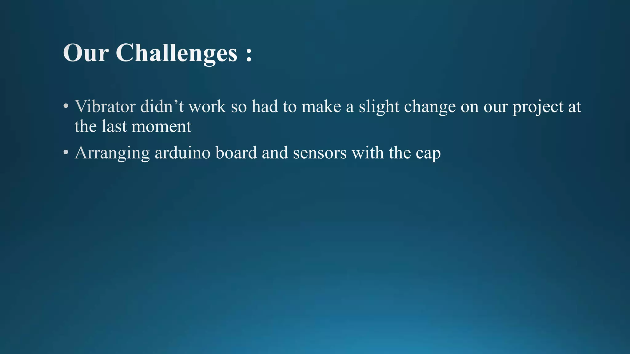 Embedded systems -Smart Cap | PPT