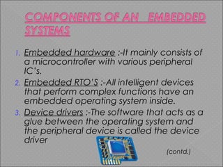 Embedded systems ppt | PPT