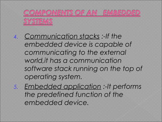 Embedded systems ppt | PPT