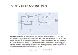 8051 Microcontroller I/O ports | PDF