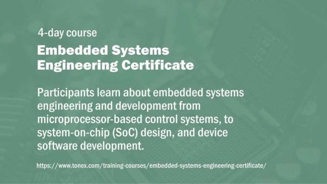 Embedded Systems Training, Courses and Certifications | PPT