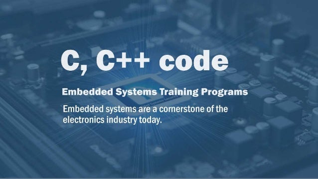 Embedded Systems Training, Courses and Certifications | PPT