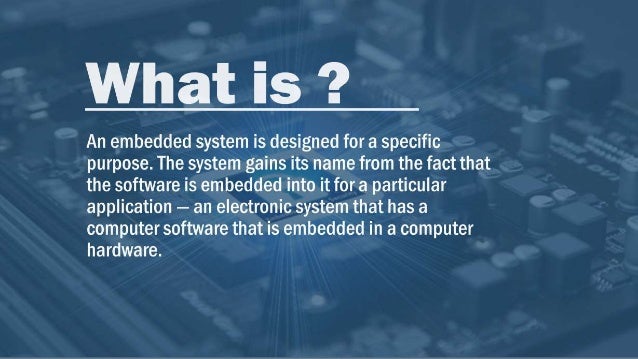 Embedded Systems Training, Courses and Certifications | PPT