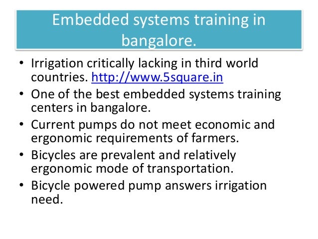 Embedded system training in bangalore ( http://www.5square.in