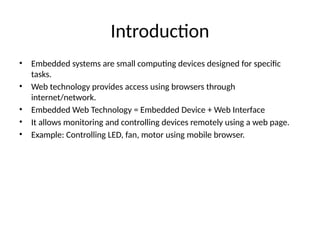 Embedded_Web_Technology_Seminar_PPT.pptx