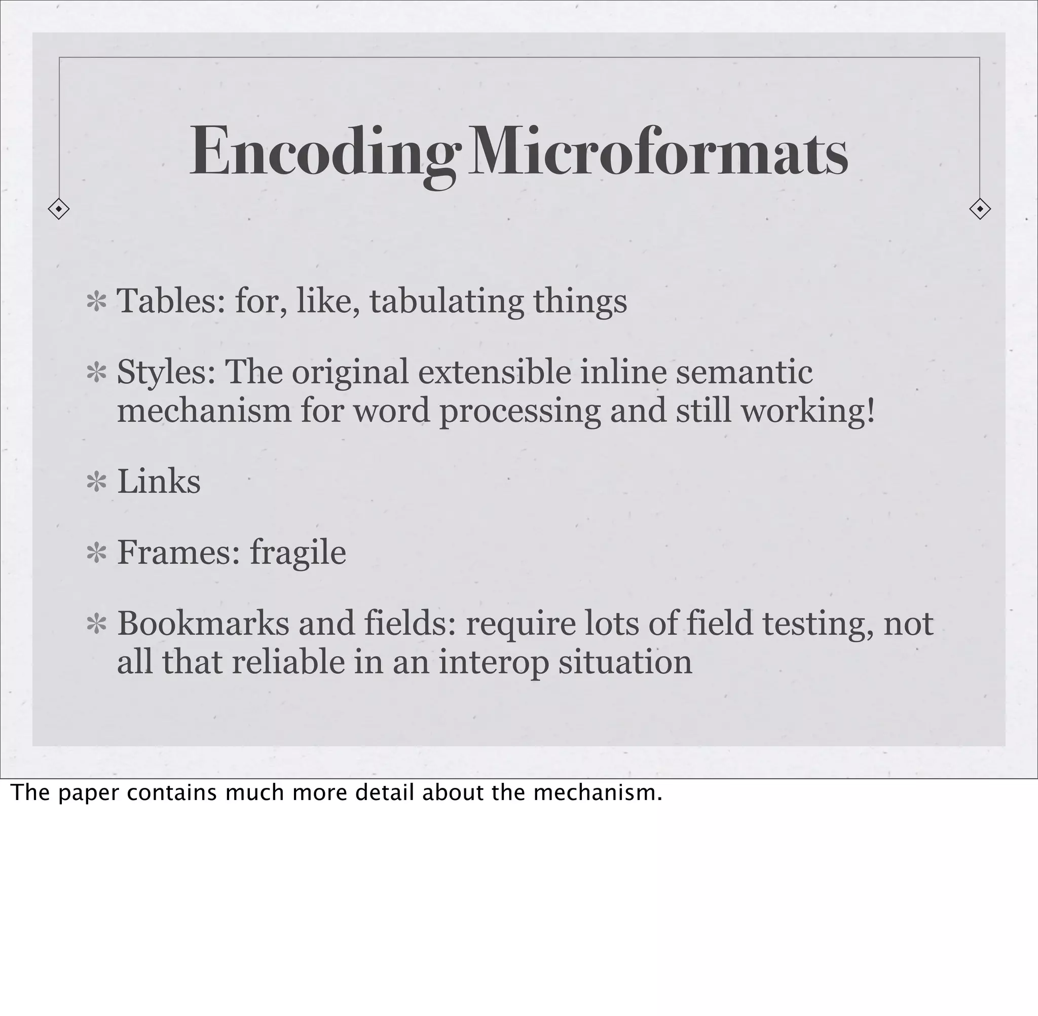 Embedding Metadata In Word Processing Documents