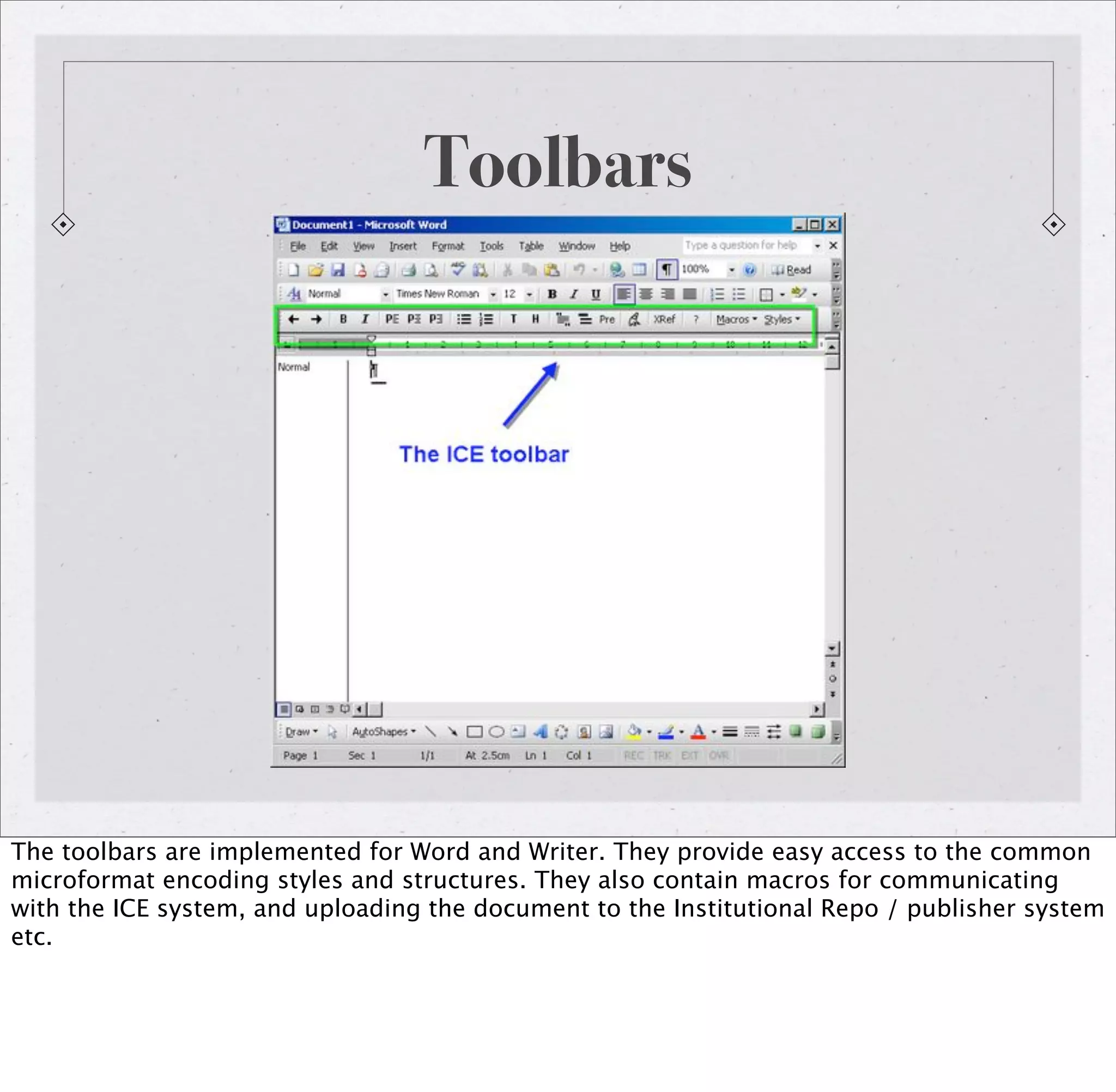 Embedding Metadata In Word Processing Documents