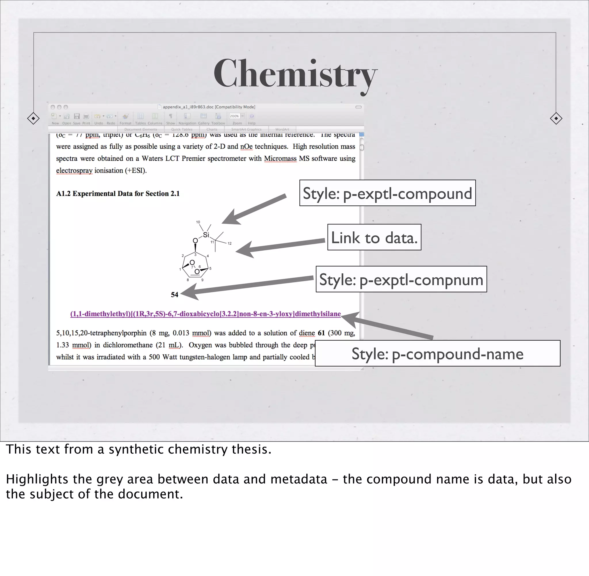 Embedding Metadata In Word Processing Documents