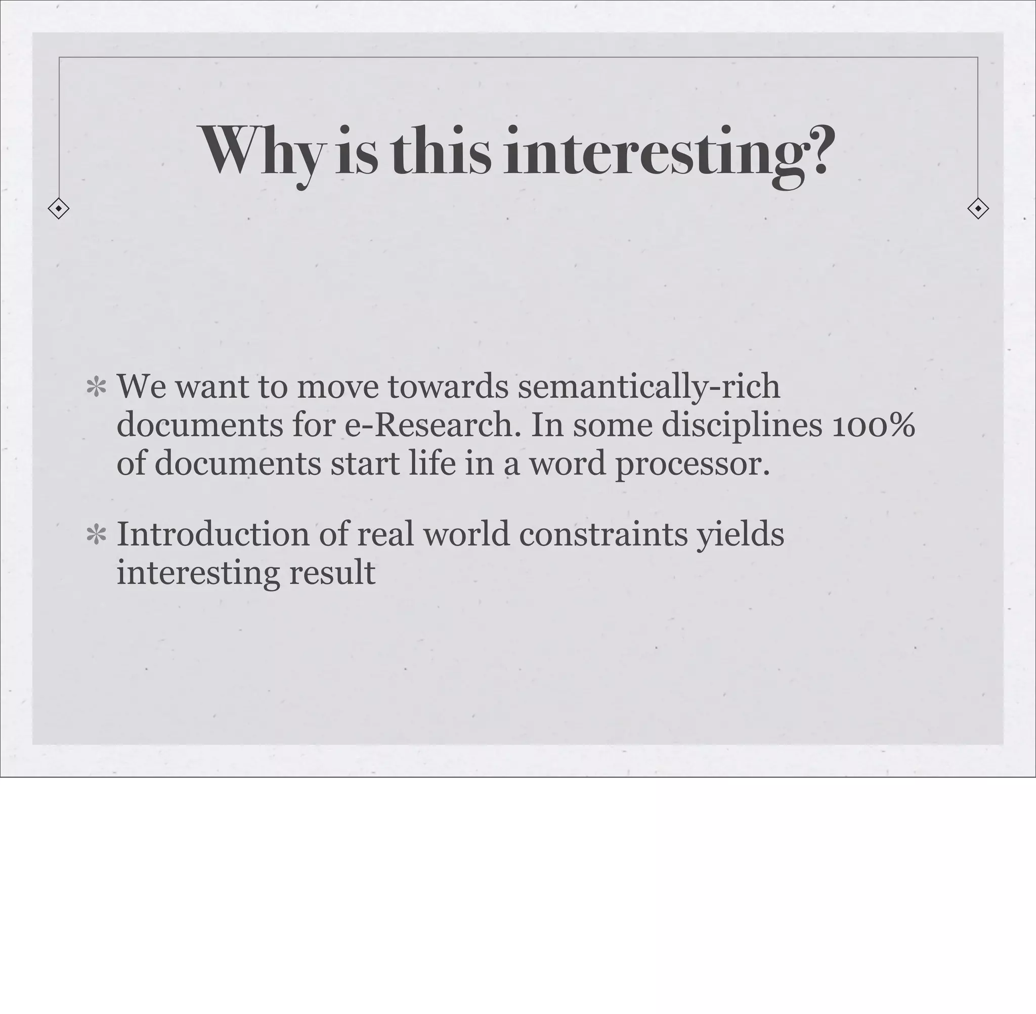 Embedding Metadata In Word Processing Documents