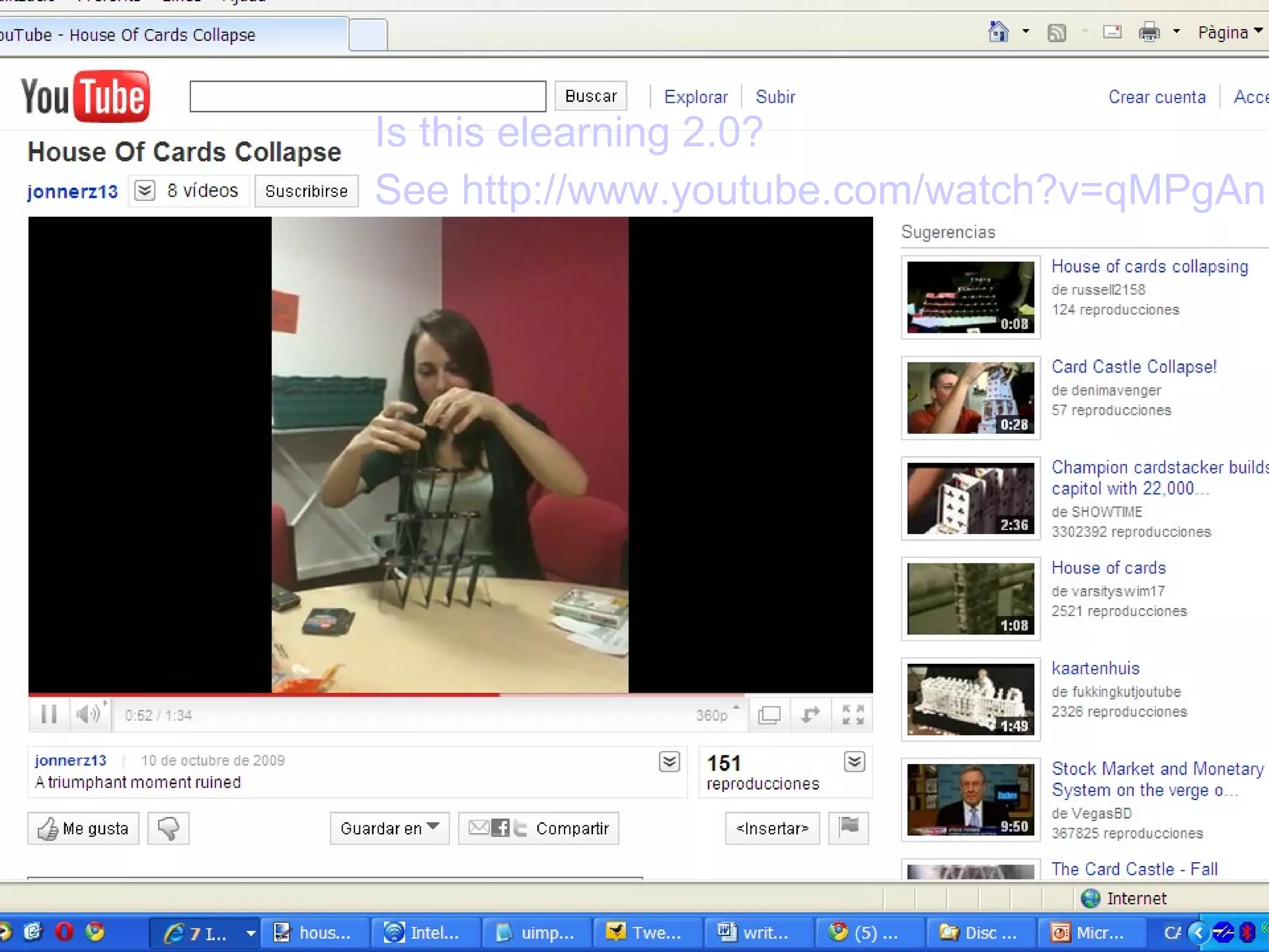 Advocacy to Embedding  Is this elearning 2.0? See http://www.youtube.com/watch?v=qMPgAnkpzOs 