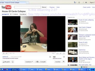 Advocacy to Embedding  Is this elearning 2.0? See http://www.youtube.com/watch?v=qMPgAnkpzOs 