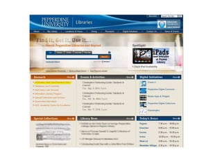 Pepperdine University Libraries
 